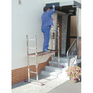 Pomost roboczy 2x6 Corda w ustawieniu na schodach